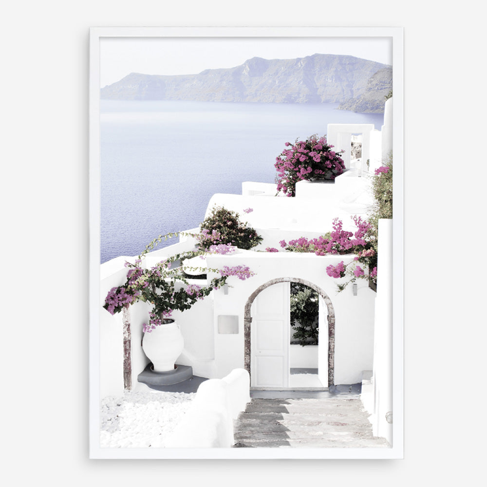 Shop Santorini Views Photo Art Print a coastal themed photography wall art print from The Print Emporium wall artwork collection - Buy Australian made fine art poster and framed prints for the home and your interior decor, TPE-1168-AP