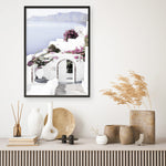 Shop Santorini Views Photo Art Print a coastal themed photography wall art print from The Print Emporium wall artwork collection - Buy Australian made fine art poster and framed prints for the home and your interior decor, TPE-1168-AP