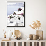 Shop Santorini Views Photo Art Print a coastal themed photography wall art print from The Print Emporium wall artwork collection - Buy Australian made fine art poster and framed prints for the home and your interior decor, TPE-1168-AP