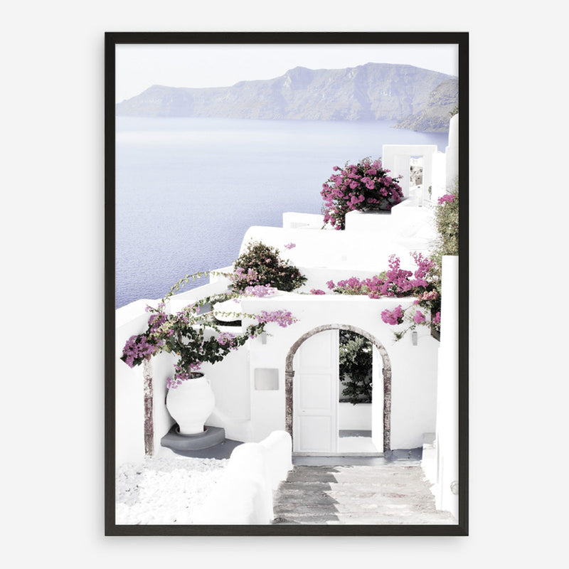 Shop Santorini Views Photo Art Print a coastal themed photography wall art print from The Print Emporium wall artwork collection - Buy Australian made fine art poster and framed prints for the home and your interior decor, TPE-1168-AP