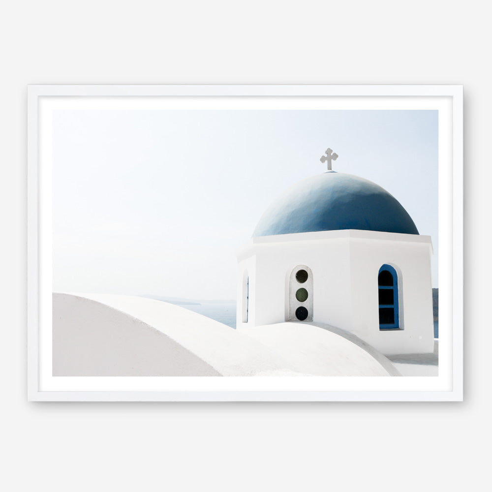 Shop Santorini Vista II Photo Art Print a coastal themed photography wall art print from The Print Emporium wall artwork collection - Buy Australian made fine art poster and framed prints for the home and your interior decor, TPE-1303-AP