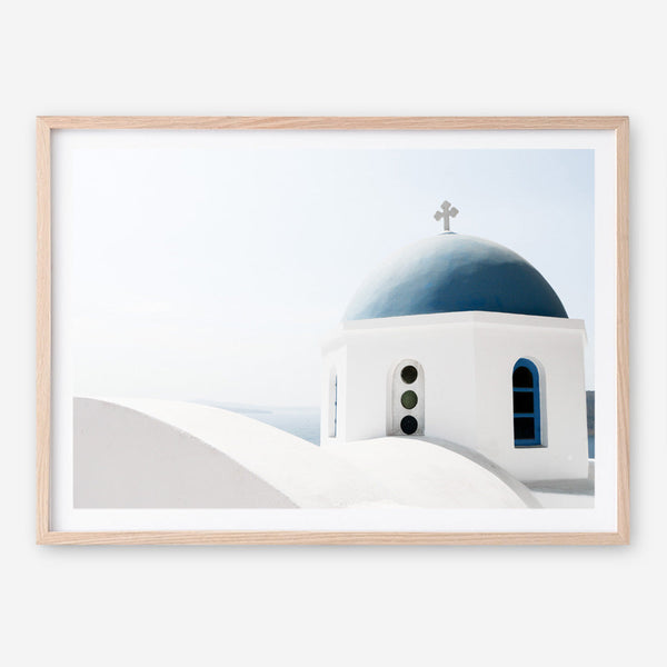Shop Santorini Vista II Photo Art Print a coastal themed photography wall art print from The Print Emporium wall artwork collection - Buy Australian made fine art poster and framed prints for the home and your interior decor, TPE-1303-AP