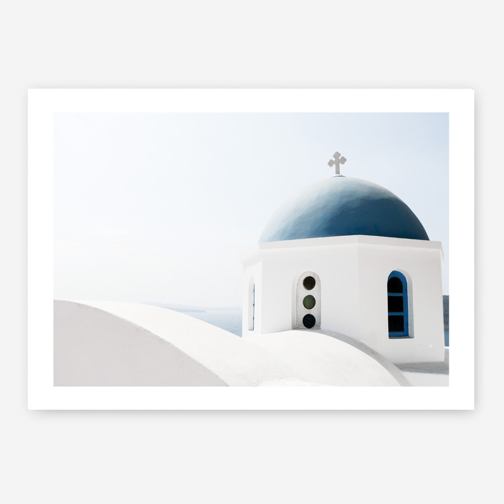 Shop Santorini Vista II Photo Art Print a coastal themed photography wall art print from The Print Emporium wall artwork collection - Buy Australian made fine art poster and framed prints for the home and your interior decor, TPE-1303-AP