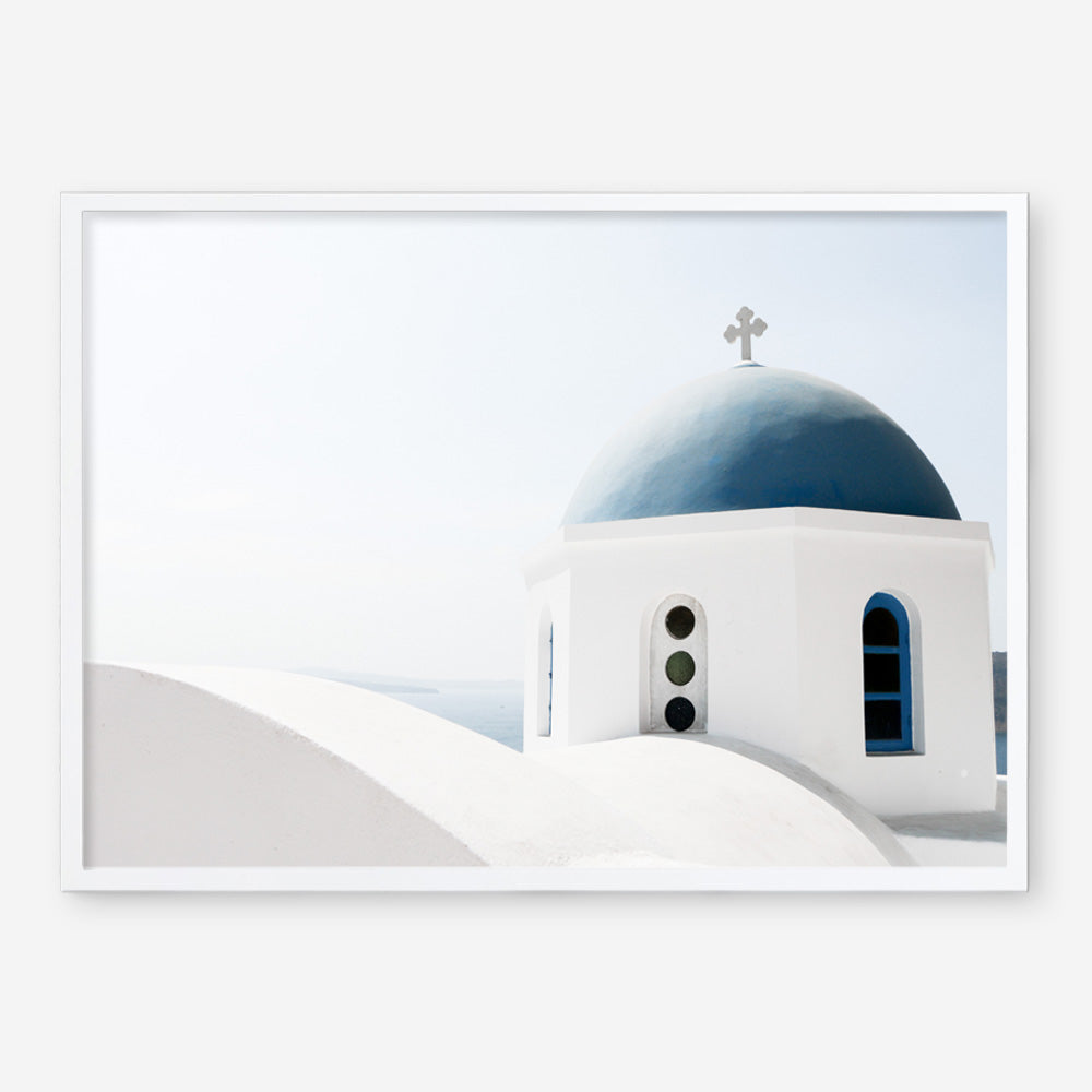 Shop Santorini Vista II Photo Art Print a coastal themed photography wall art print from The Print Emporium wall artwork collection - Buy Australian made fine art poster and framed prints for the home and your interior decor, TPE-1303-AP