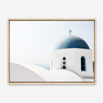 Shop Santorini Vista II Photo Canvas Print a coastal themed photography framed stretched canvas print from The Print Emporium wall artwork collection - Buy Australian made prints for the home and your interior decor space, TPE-1303-CA-35X46-NF