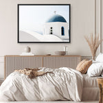 Shop Santorini Vista II Photo Canvas Print a coastal themed photography framed stretched canvas print from The Print Emporium wall artwork collection - Buy Australian made prints for the home and your interior decor space, TPE-1303-CA-35X46-NF