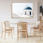 Shop Santorini Vista II Photo Canvas Print a coastal themed photography framed stretched canvas print from The Print Emporium wall artwork collection - Buy Australian made prints for the home and your interior decor space, TPE-1303-CA-35X46-NF