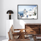 Shop Santorini Vista Photo Art Print a coastal themed photography wall art print from The Print Emporium wall artwork collection - Buy Australian made fine art poster and framed prints for the home and your interior decor, TPE-1299-AP