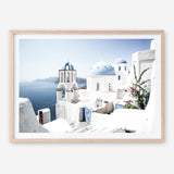 Shop Santorini Vista Photo Art Print a coastal themed photography wall art print from The Print Emporium wall artwork collection - Buy Australian made fine art poster and framed prints for the home and your interior decor, TPE-1299-AP