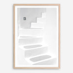 Shop Santorini White Steps I Photo Art Print a coastal themed photography wall art print from The Print Emporium wall artwork collection - Buy Australian made fine art poster and framed prints for the home and your interior decor, TPE-1250-AP