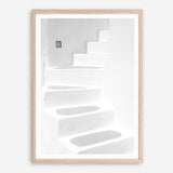 Shop Santorini White Steps I Photo Art Print a coastal themed photography wall art print from The Print Emporium wall artwork collection - Buy Australian made fine art poster and framed prints for the home and your interior decor, TPE-1250-AP