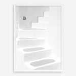 Shop Santorini White Steps I Photo Art Print a coastal themed photography wall art print from The Print Emporium wall artwork collection - Buy Australian made fine art poster and framed prints for the home and your interior decor, TPE-1250-AP