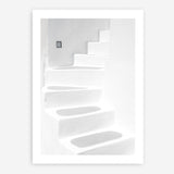 Shop Santorini White Steps I Photo Art Print a coastal themed photography wall art print from The Print Emporium wall artwork collection - Buy Australian made fine art poster and framed prints for the home and your interior decor, TPE-1250-AP