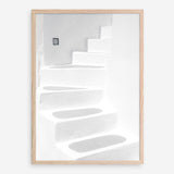 Shop Santorini White Steps I Photo Art Print a coastal themed photography wall art print from The Print Emporium wall artwork collection - Buy Australian made fine art poster and framed prints for the home and your interior decor, TPE-1250-AP