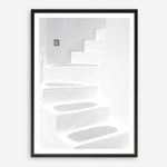 Shop Santorini White Steps I Photo Art Print a coastal themed photography wall art print from The Print Emporium wall artwork collection - Buy Australian made fine art poster and framed prints for the home and your interior decor, TPE-1250-AP
