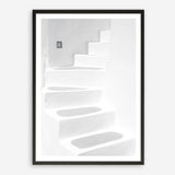 Shop Santorini White Steps I Photo Art Print a coastal themed photography wall art print from The Print Emporium wall artwork collection - Buy Australian made fine art poster and framed prints for the home and your interior decor, TPE-1250-AP