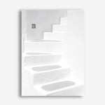 Shop Santorini White Steps I Photo Canvas Print a coastal themed photography framed stretched canvas print from The Print Emporium wall artwork collection - Buy Australian made prints for the home and your interior decor space, TPE-1250-CA-35X46-NF