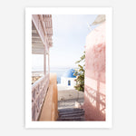 Shop Santorini in Spring Photo Art Print a coastal themed photography wall art print from The Print Emporium wall artwork collection - Buy Australian made fine art poster and framed prints for the home and your interior decor, TPE-1300-AP