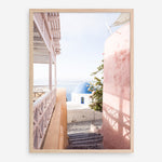 Shop Santorini in Spring Photo Art Print a coastal themed photography wall art print from The Print Emporium wall artwork collection - Buy Australian made fine art poster and framed prints for the home and your interior decor, TPE-1300-AP