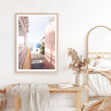 Shop Santorini in Spring Photo Art Print a coastal themed photography wall art print from The Print Emporium wall artwork collection - Buy Australian made fine art poster and framed prints for the home and your interior decor, TPE-1300-AP