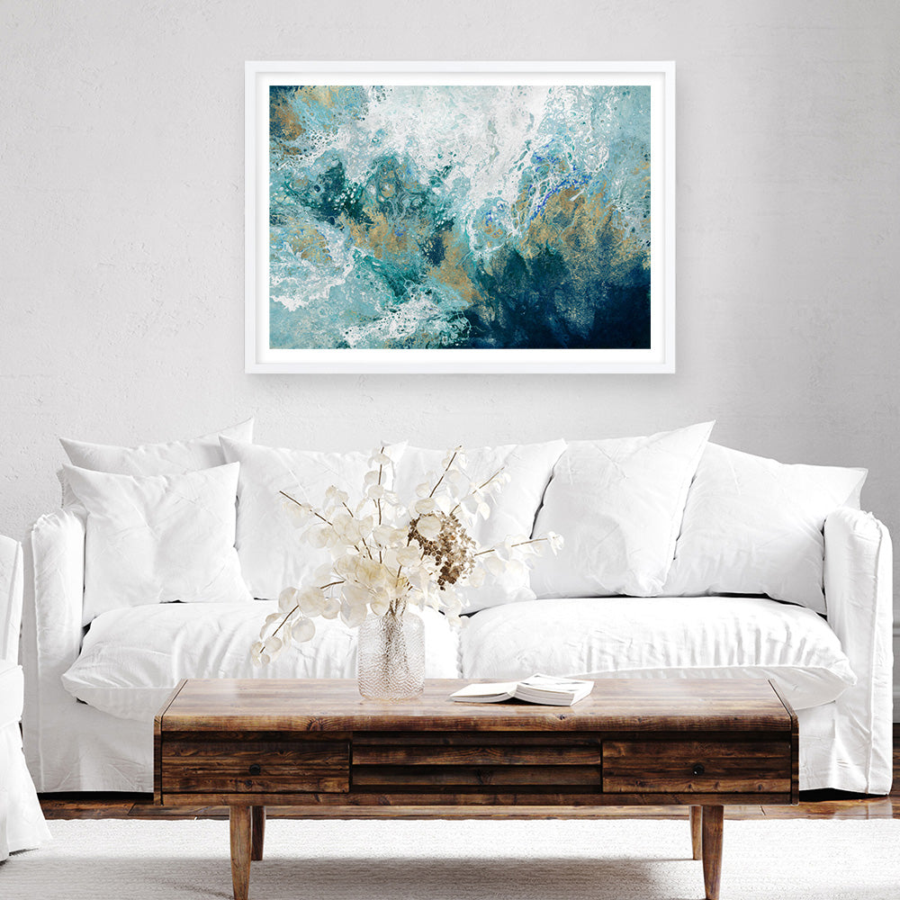 Shop Saran Art Print a painted abstract themed wall art print from The Print Emporium wall artwork collection - Buy Australian made fine art painting style poster and framed prints for the home and your interior decor room, TPE-PC-HB002-AP