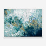 Shop Saran Canvas Print a painted abstract themed framed canvas wall art print from The Print Emporium artwork collection - Buy Australian made fine art painting style stretched canvas prints for the home and your interior decor space, TPE-PC-HB002-CA-35X46-NF
