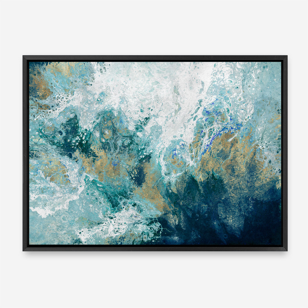 Shop Saran Canvas Print a painted abstract themed framed canvas wall art print from The Print Emporium artwork collection - Buy Australian made fine art painting style stretched canvas prints for the home and your interior decor space, TPE-PC-HB002-CA-35X46-NF