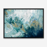 Shop Saran Canvas Print a painted abstract themed framed canvas wall art print from The Print Emporium artwork collection - Buy Australian made fine art painting style stretched canvas prints for the home and your interior decor space, TPE-PC-HB002-CA-35X46-NF