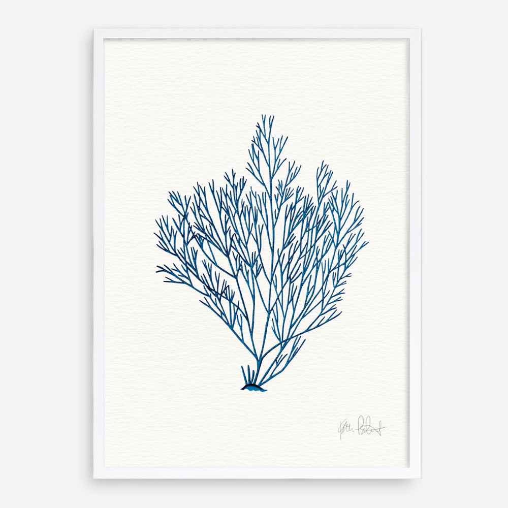Shop Sea Garden II Royal Blue Art Print a coastal themed painted wall art print from The Print Emporium wall artwork collection - Buy Australian made fine art painting style poster and framed prints for the home and your interior decor room, TPE-WA-63919-AP