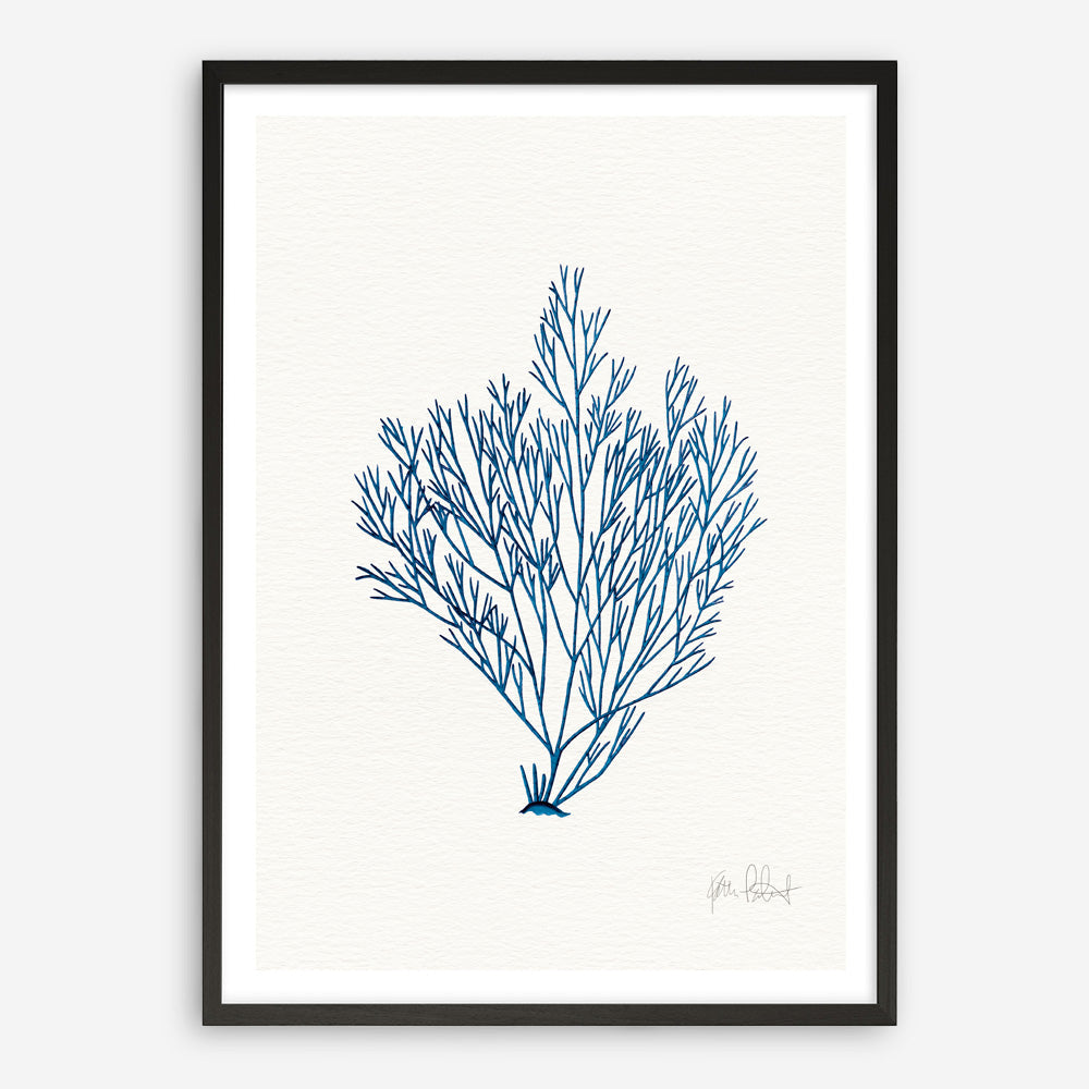 Shop Sea Garden II Royal Blue Art Print a coastal themed painted wall art print from The Print Emporium wall artwork collection - Buy Australian made fine art painting style poster and framed prints for the home and your interior decor room, TPE-WA-63919-AP