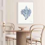 Shop Sea Garden II Royal Blue Canvas Print a painted style framed canvas wall art print from The Print Emporium artwork collection - Buy Australian made fine art painting style stretched canvas prints for the home and your interior decor space, TPE-WA-63919-CA-35X46-NF