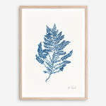Shop Sea Garden III Royal Blue Art Print a coastal themed painted wall art print from The Print Emporium wall artwork collection - Buy Australian made fine art painting style poster and framed prints for the home and your interior decor room, TPE-WA-63920-AP