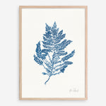 Shop Sea Garden III Royal Blue Art Print a coastal themed painted wall art print from The Print Emporium wall artwork collection - Buy Australian made fine art painting style poster and framed prints for the home and your interior decor room, TPE-WA-63920-AP
