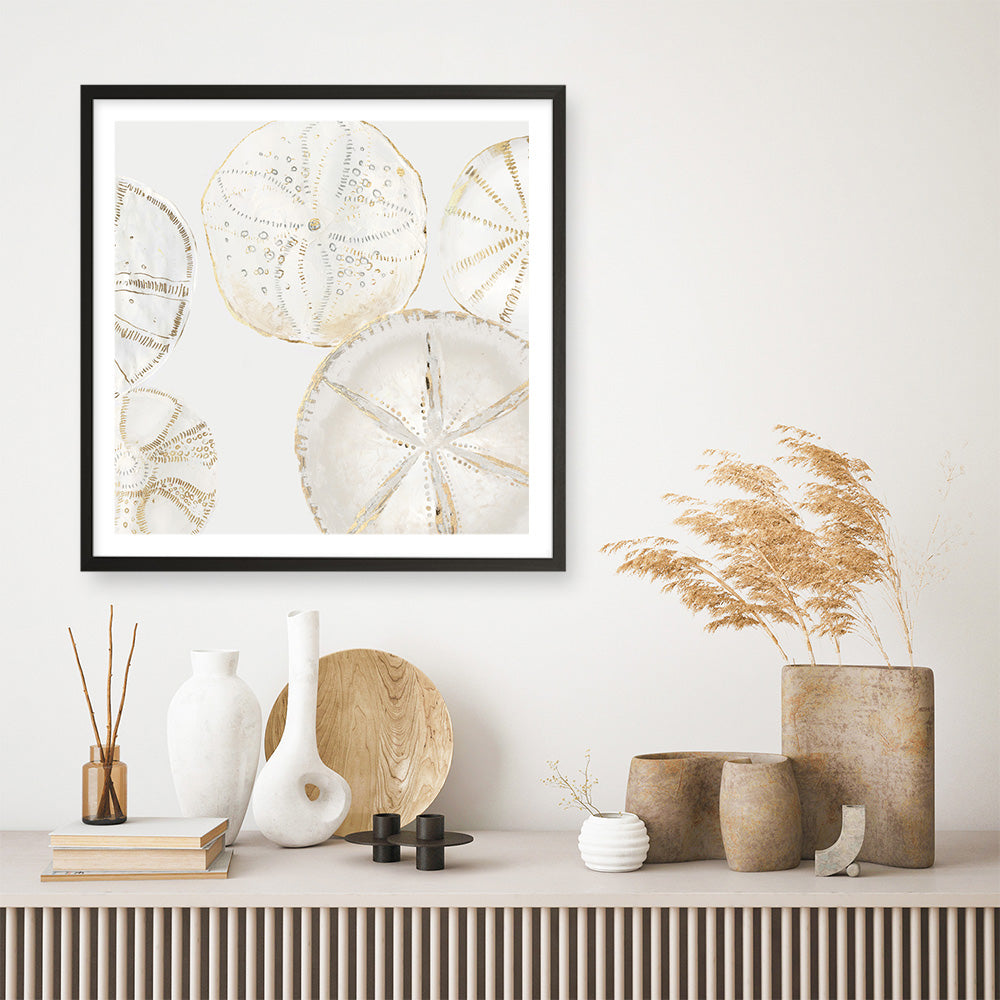 Shop Sea Patterns I (Square) Art Print a painted abstract themed wall art print from The Print Emporium wall artwork collection - Buy Australian made fine art painting style poster and framed prints for the home and your interior decor room, TPE-PC-WLR29-AP