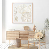 Shop Sea Patterns I (Square) Art Print a painted abstract themed wall art print from The Print Emporium wall artwork collection - Buy Australian made fine art painting style poster and framed prints for the home and your interior decor room, TPE-PC-WLR29-AP