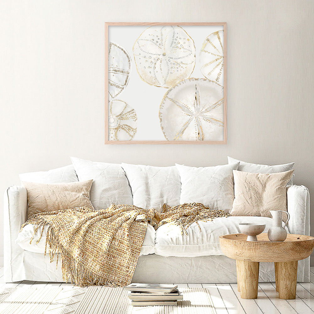 Shop Sea Patterns I (Square) Art Print a painted abstract themed wall art print from The Print Emporium wall artwork collection - Buy Australian made fine art painting style poster and framed prints for the home and your interior decor room, TPE-PC-WLR29-AP