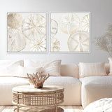 Shop Sea Patterns I (Square) Canvas Print a painted abstract themed framed canvas wall art print from The Print Emporium artwork collection - Buy Australian made fine art painting style stretched canvas prints for the home and your interior decor space, TPE-PC-WLR29-CA-40X40-NF