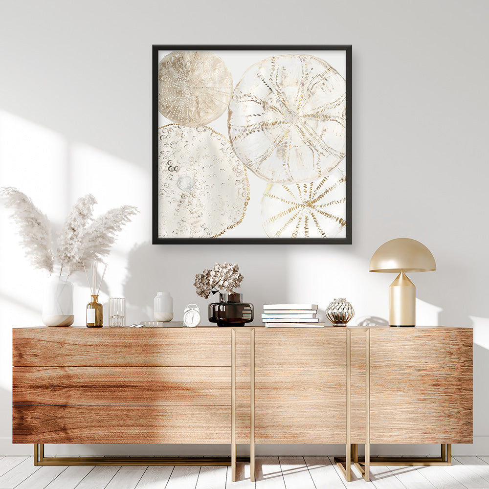 Shop Sea Patterns II (Square) Art Print a painted abstract themed wall art print from The Print Emporium wall artwork collection - Buy Australian made fine art painting style poster and framed prints for the home and your interior decor room, TPE-PC-WLR30-AP