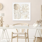 Shop Sea Patterns II (Square) Art Print a painted abstract themed wall art print from The Print Emporium wall artwork collection - Buy Australian made fine art painting style poster and framed prints for the home and your interior decor room, TPE-PC-WLR30-AP