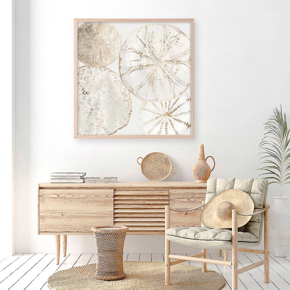 Shop Sea Patterns II (Square) Art Print a painted abstract themed wall art print from The Print Emporium wall artwork collection - Buy Australian made fine art painting style poster and framed prints for the home and your interior decor room, TPE-PC-WLR30-AP