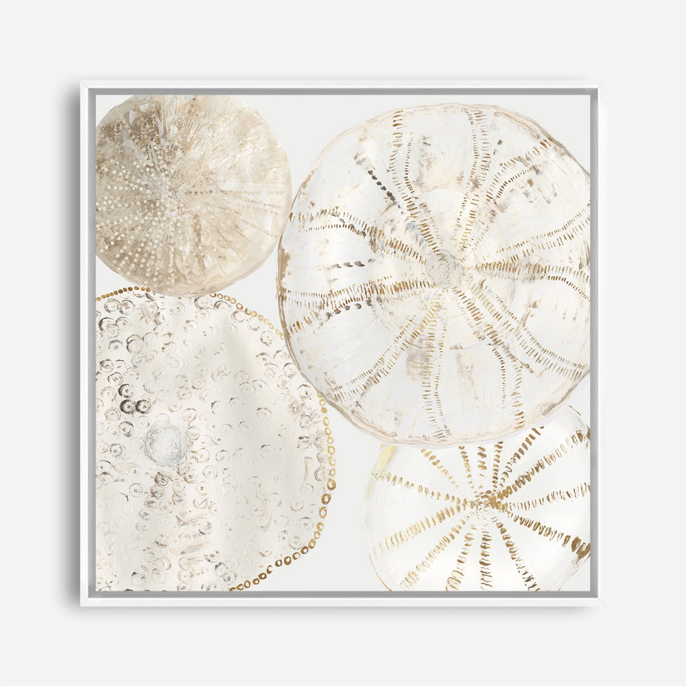 Shop Sea Patterns II (Square) Canvas Print a painted abstract themed framed canvas wall art print from The Print Emporium artwork collection - Buy Australian made fine art painting style stretched canvas prints for the home and your interior decor space, TPE-PC-WLR30-CA-40X40-NF