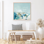 Shop Sea Pebbles (Square) Art Print a painted abstract themed wall art print from The Print Emporium wall artwork collection - Buy Australian made fine art painting style poster and framed prints for the home and your interior decor room, TPE-PC-BC053-AP