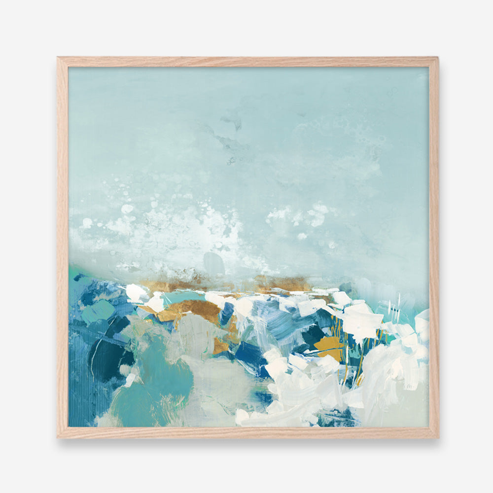 Shop Sea Pebbles (Square) Art Print a painted abstract themed wall art print from The Print Emporium wall artwork collection - Buy Australian made fine art painting style poster and framed prints for the home and your interior decor room, TPE-PC-BC053-AP