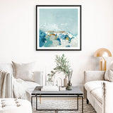 Shop Sea Pebbles (Square) Art Print a painted abstract themed wall art print from The Print Emporium wall artwork collection - Buy Australian made fine art painting style poster and framed prints for the home and your interior decor room, TPE-PC-BC053-AP