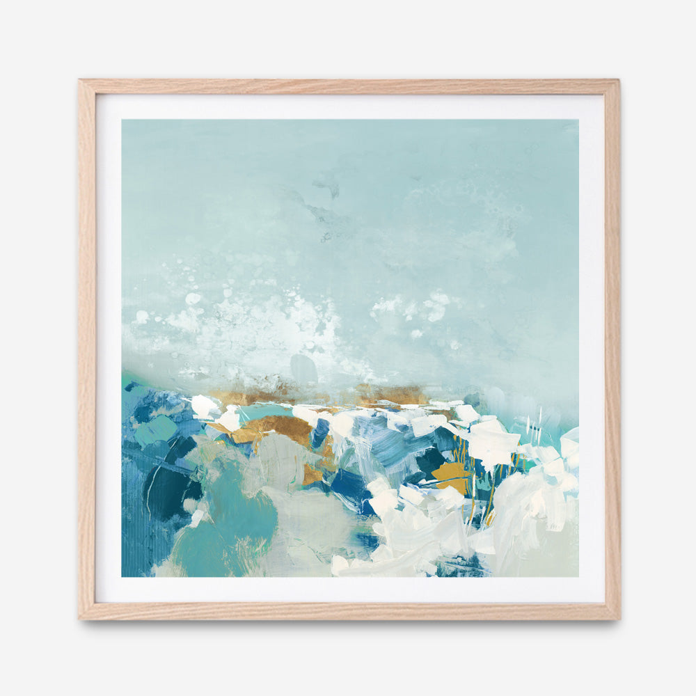 Shop Sea Pebbles (Square) Art Print a painted abstract themed wall art print from The Print Emporium wall artwork collection - Buy Australian made fine art painting style poster and framed prints for the home and your interior decor room, TPE-PC-BC053-AP
