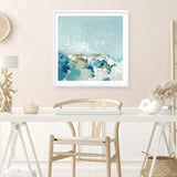 Shop Sea Pebbles (Square) Art Print a painted abstract themed wall art print from The Print Emporium wall artwork collection - Buy Australian made fine art painting style poster and framed prints for the home and your interior decor room, TPE-PC-BC053-AP