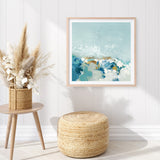 Shop Sea Pebbles (Square) Art Print a painted abstract themed wall art print from The Print Emporium wall artwork collection - Buy Australian made fine art painting style poster and framed prints for the home and your interior decor room, TPE-PC-BC053-AP