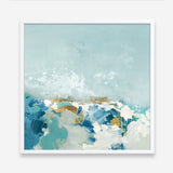 Shop Sea Pebbles (Square) Art Print a painted abstract themed wall art print from The Print Emporium wall artwork collection - Buy Australian made fine art painting style poster and framed prints for the home and your interior decor room, TPE-PC-BC053-AP