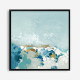 Shop Sea Pebbles (Square) Canvas Print a painted abstract themed framed canvas wall art print from The Print Emporium artwork collection - Buy Australian made fine art painting style stretched canvas prints for the home and your interior decor space, TPE-PC-BC053-CA-40X40-NF