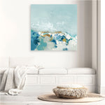 Shop Sea Pebbles (Square) Canvas Print a painted abstract themed framed canvas wall art print from The Print Emporium artwork collection - Buy Australian made fine art painting style stretched canvas prints for the home and your interior decor space, TPE-PC-BC053-CA-40X40-NF